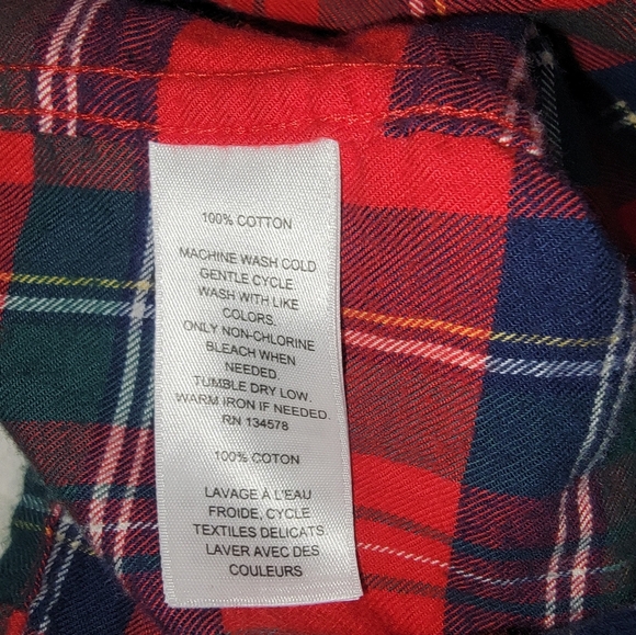 Vineyard Vines Red and Green Plaid Button Down Shirt - Picture 7 of 9